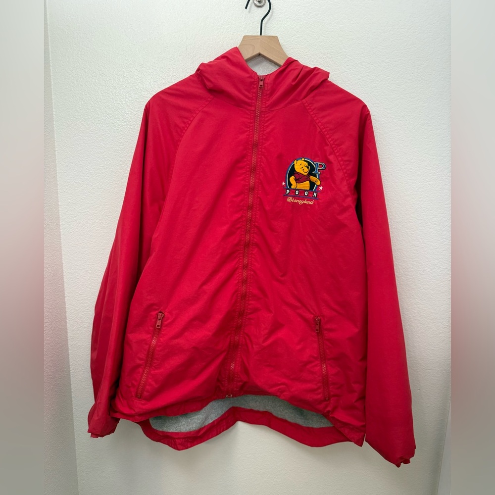 Disneyland Winnie the Pooh Hooded Windbreaker and Warm Jacket 2011 Large